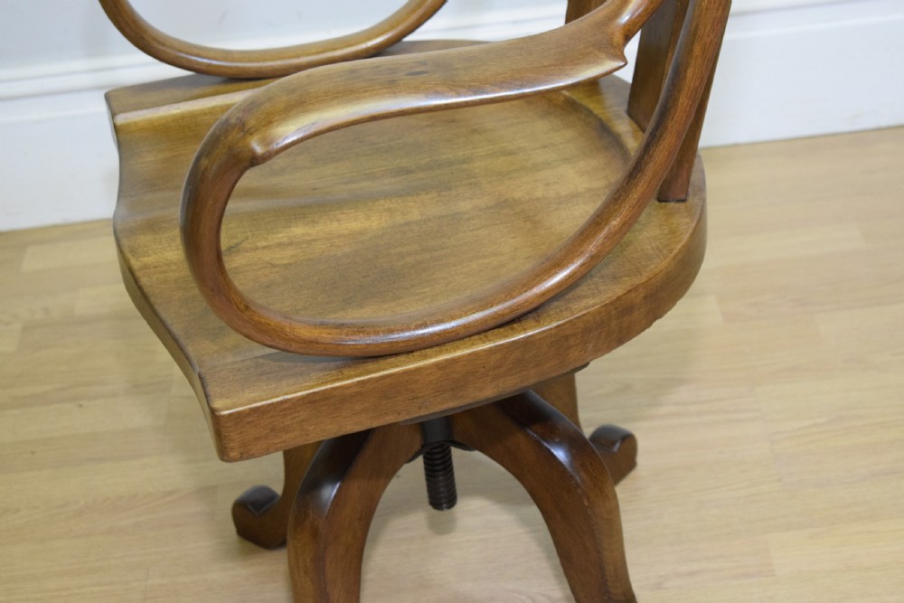 Antique Swivel Desk Chair View XXIV