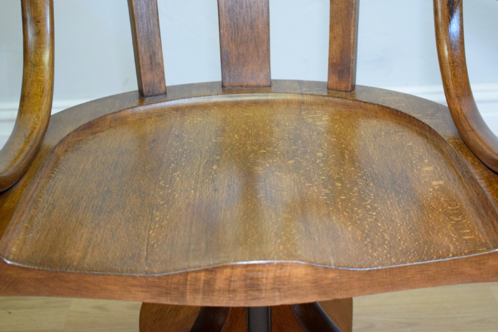 Antique Swivel Desk Chair View XXVII