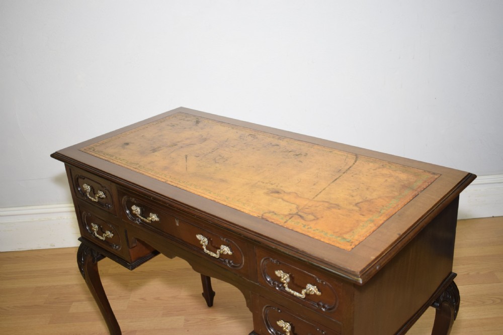Antique Edwardian Desk View XIII