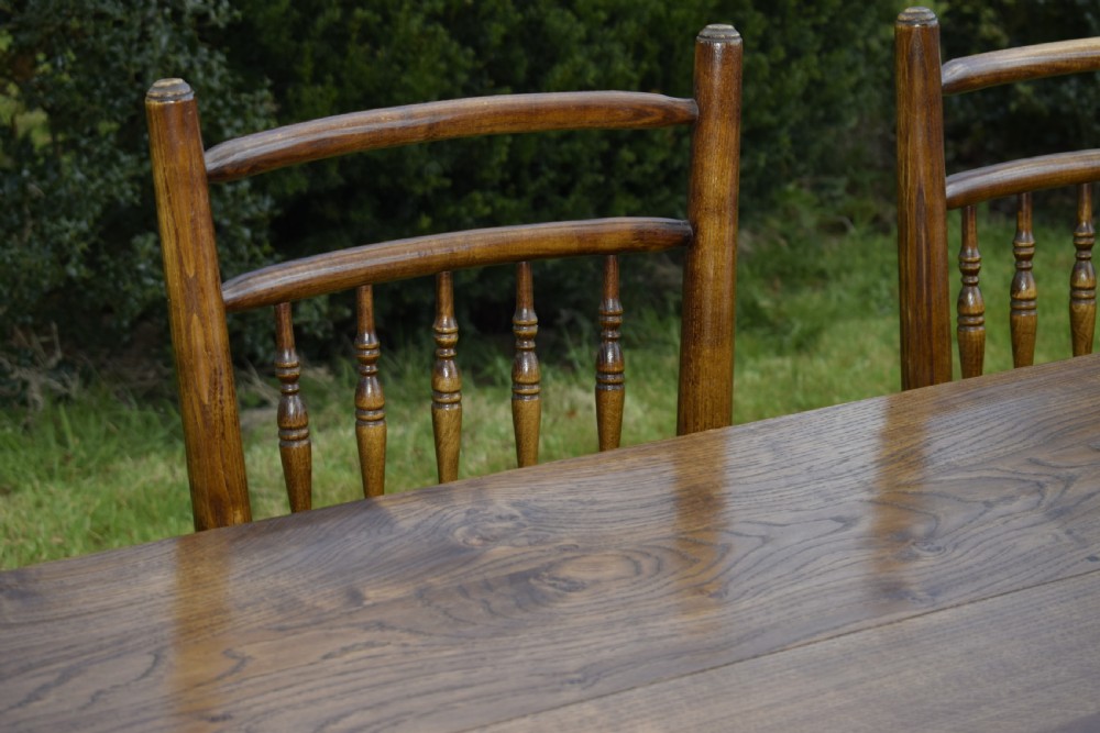 Farmhouse / Kitchen Dining Table & 6 Chairs View II
