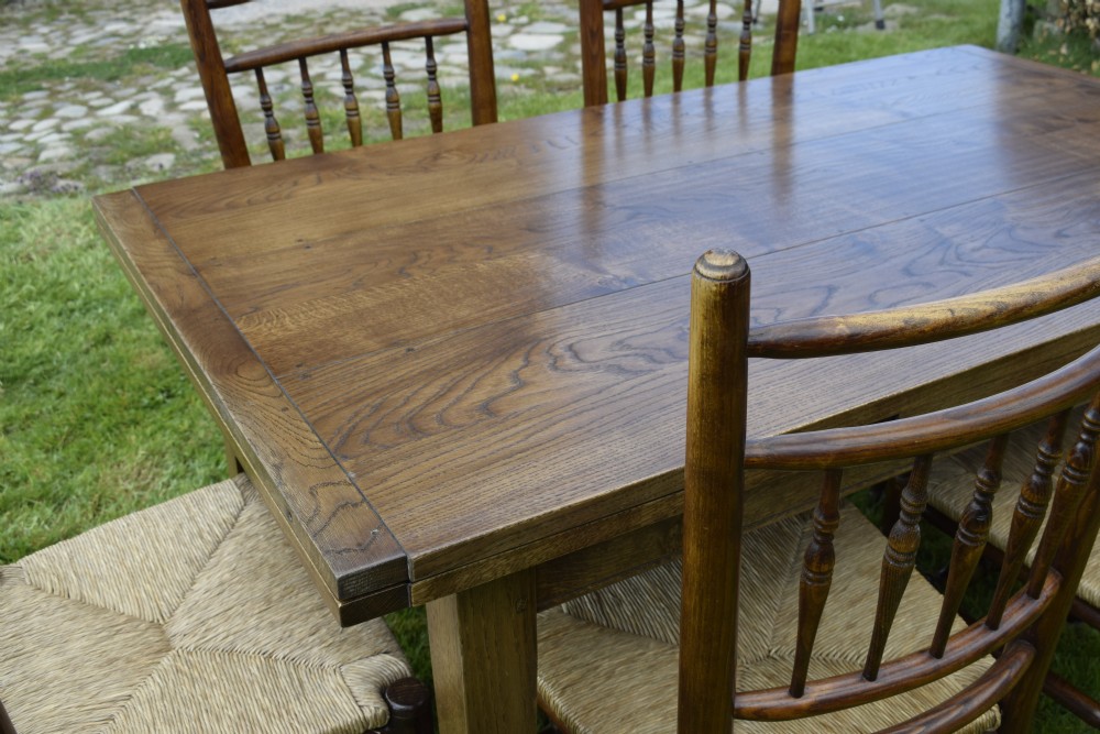 Farmhouse / Kitchen Dining Table & 6 Chairs View IV