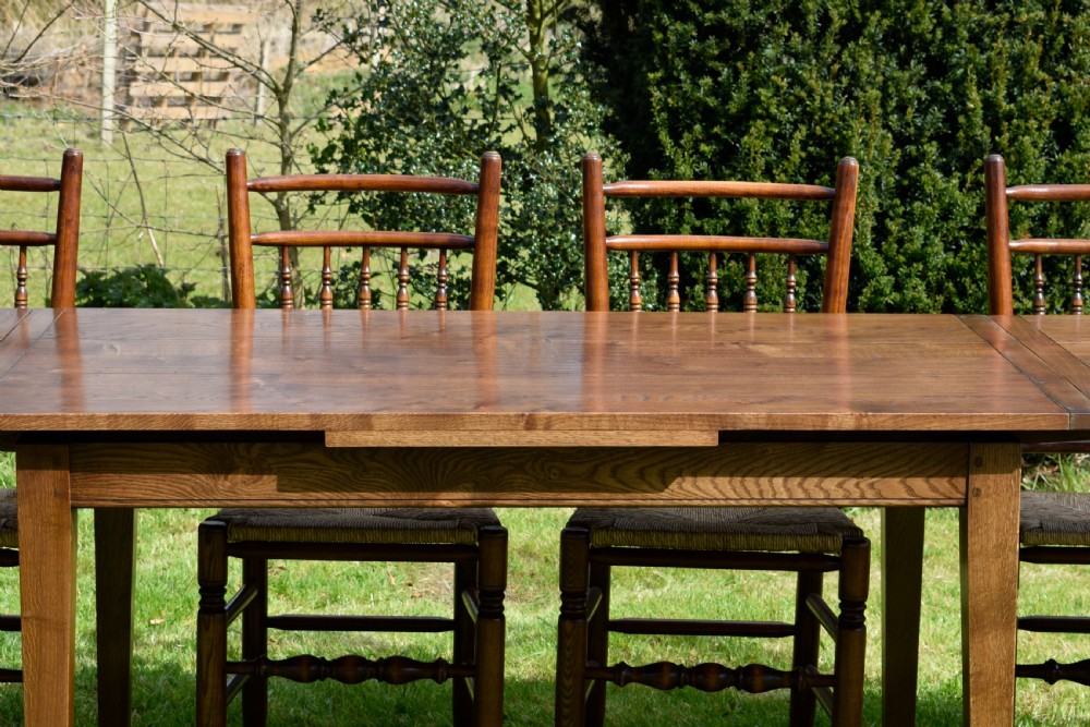Farmhouse / Kitchen Dining Table & 6 Chairs View XIV