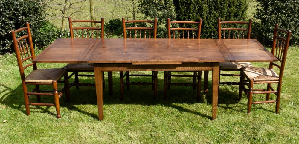 Farmhouse / Kitchen Dining Table & 6 Chairs View XVIII