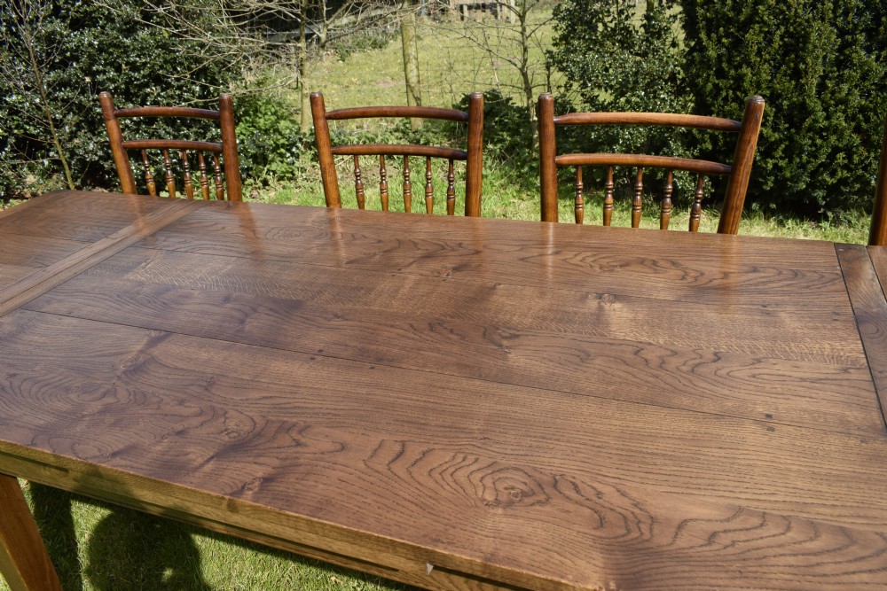 Farmhouse / Kitchen Dining Table & 6 Chairs View XIX