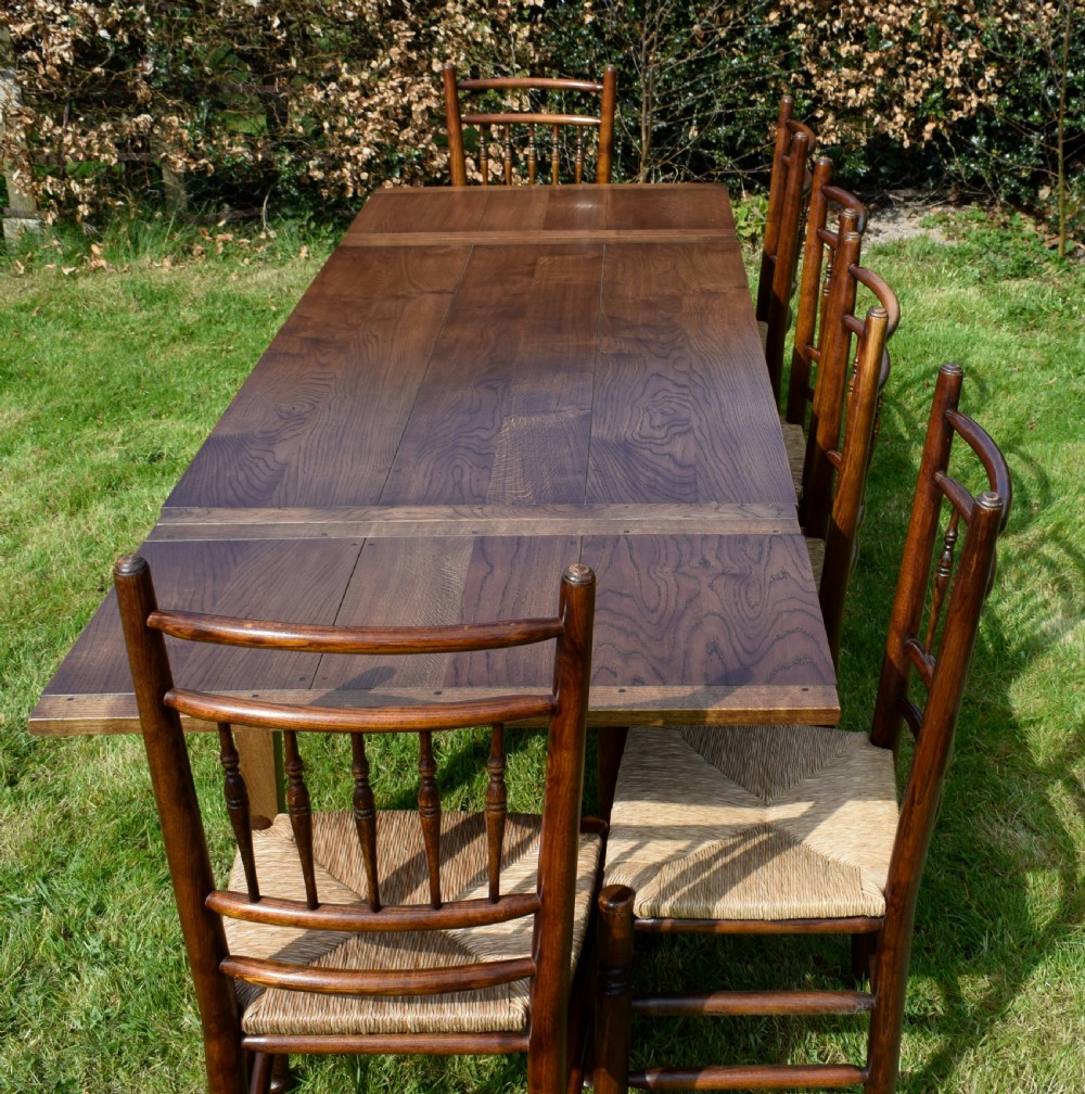 Farmhouse / Kitchen Dining Table & 6 Chairs View XXIV
