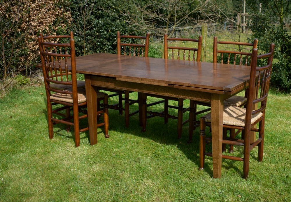 Farmhouse / Kitchen Dining Table & 6 Chairs View XXVI