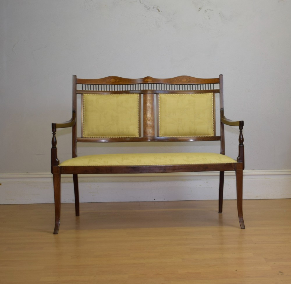 Edwardian Inlaid Couch