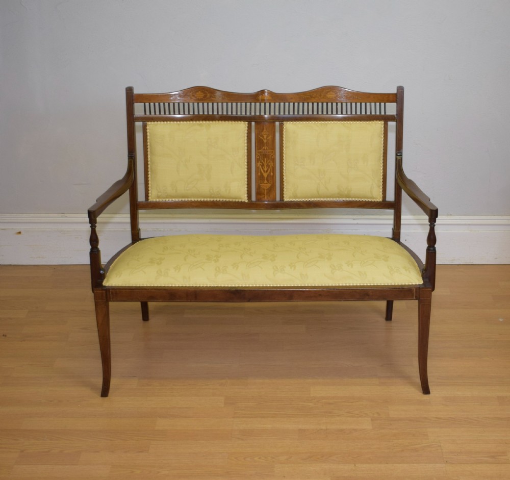Edwardian Inlaid Couch View II