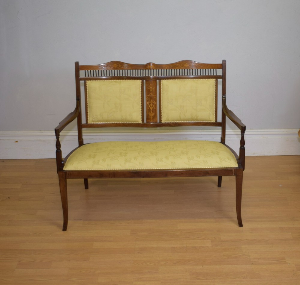 Edwardian Inlaid Couch View III
