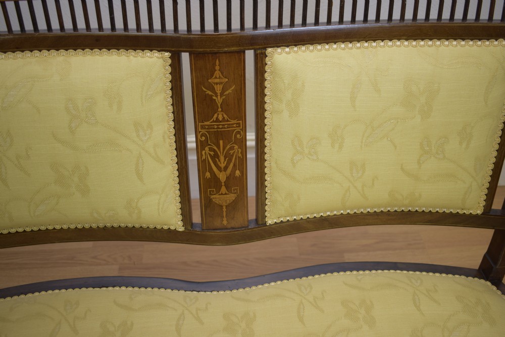Edwardian Inlaid Couch View IV