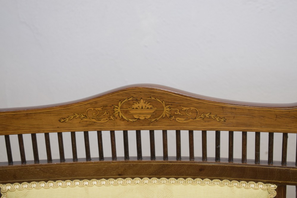 Edwardian Inlaid Couch View V