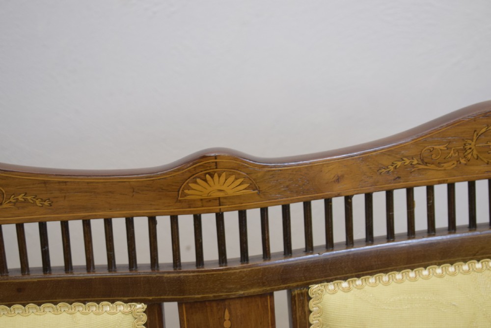 Edwardian Inlaid Couch View VI