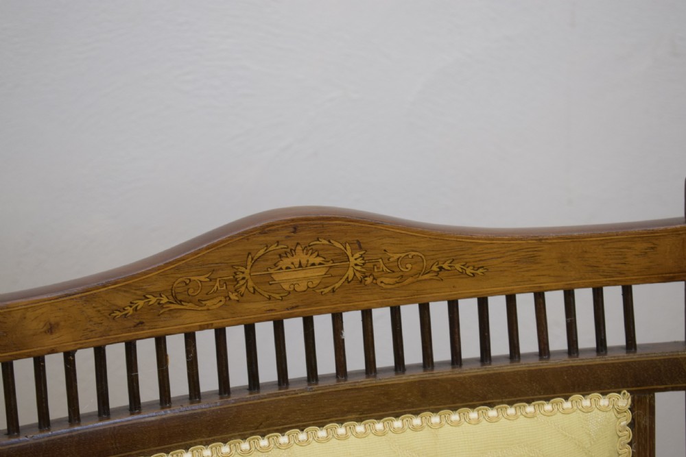 Edwardian Inlaid Couch View VII