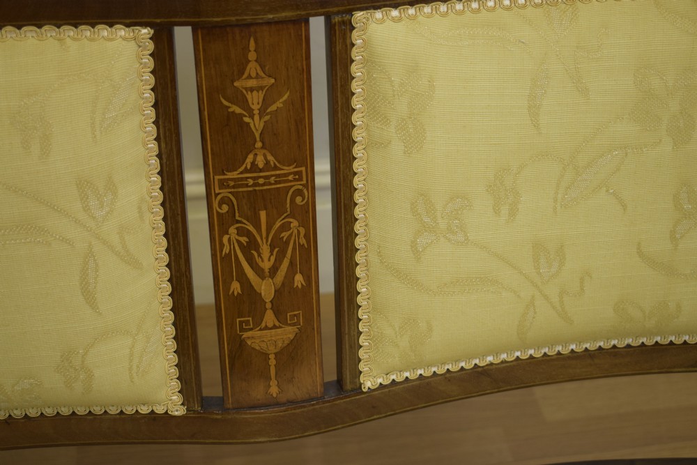 Edwardian Inlaid Couch View XII