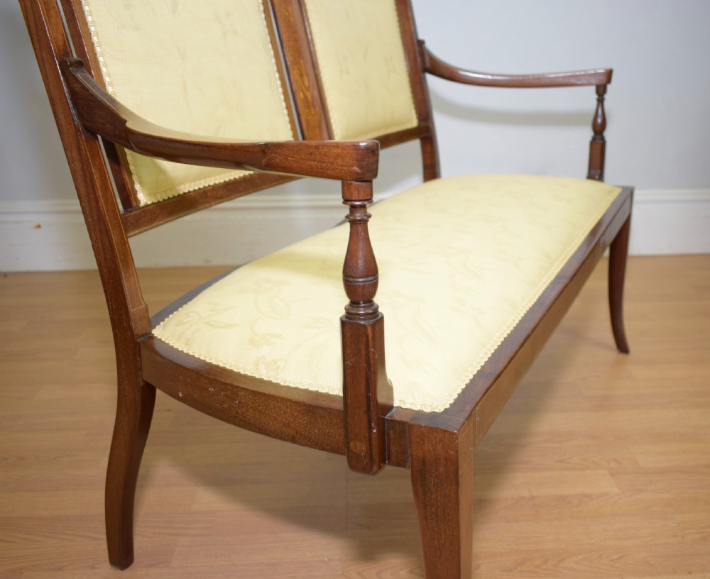 Edwardian Inlaid Couch View XIV