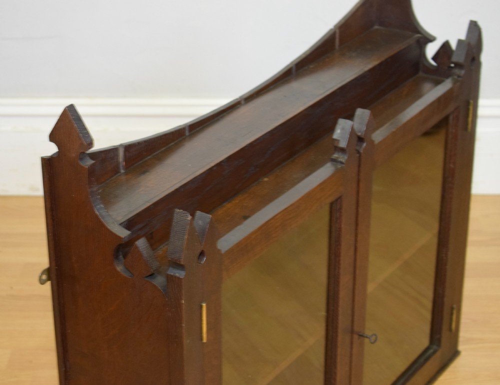 Arts & Crafts Oak Bookcase View II