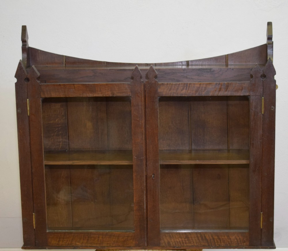 Arts & Crafts Oak Bookcase View V
