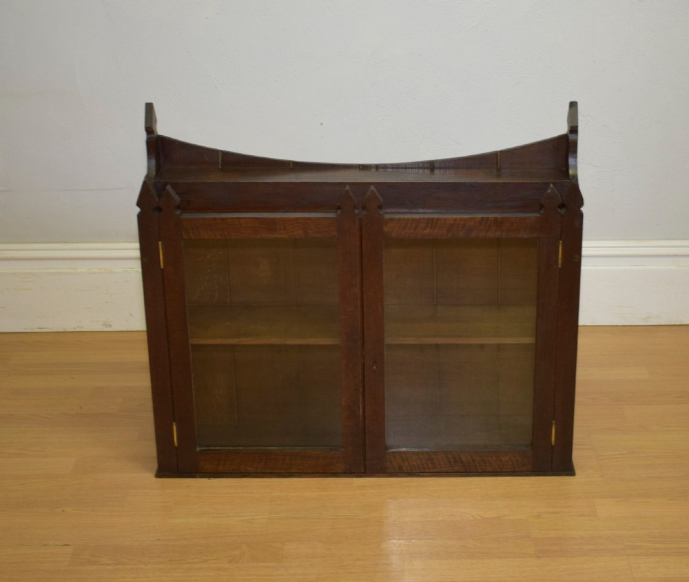 Arts & Crafts Oak Bookcase View IX