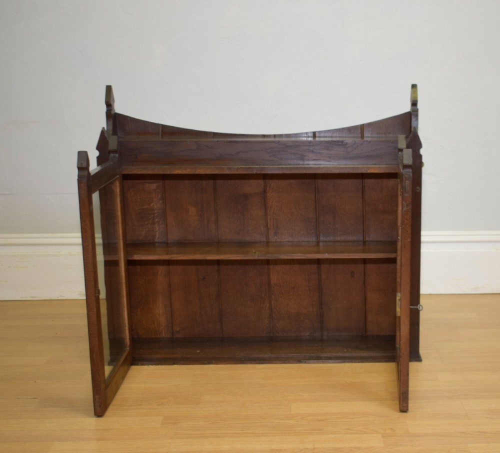 Arts & Crafts Oak Bookcase View XII