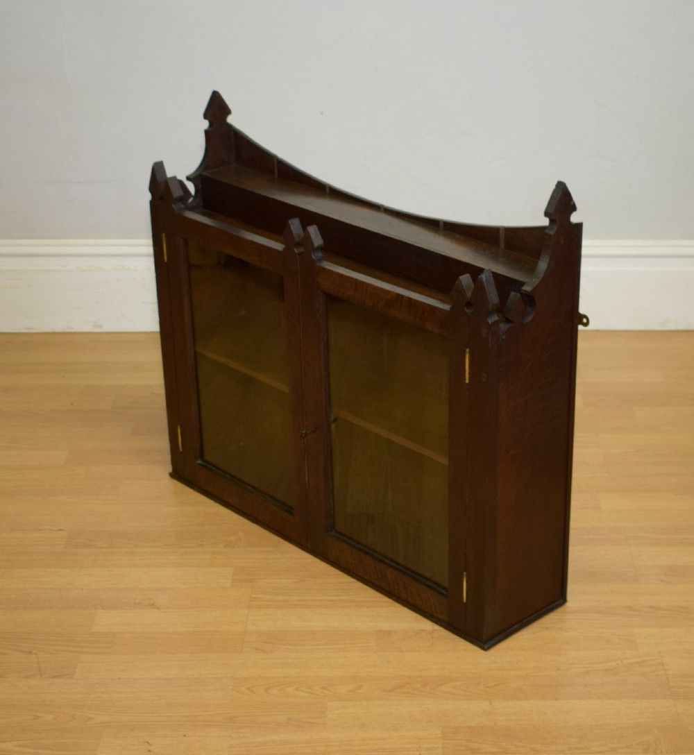 Arts & Crafts Oak Bookcase View XIII