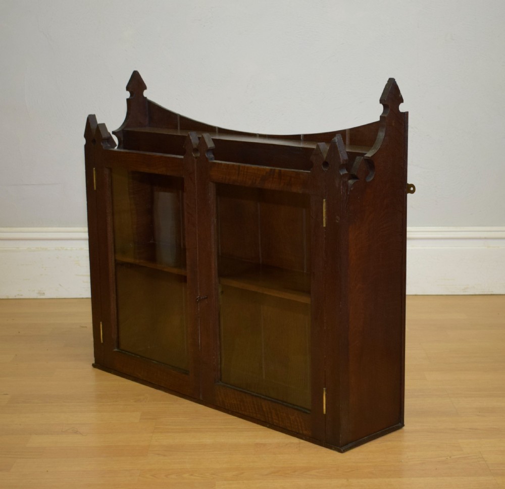 Arts & Crafts Oak Bookcase View XIV
