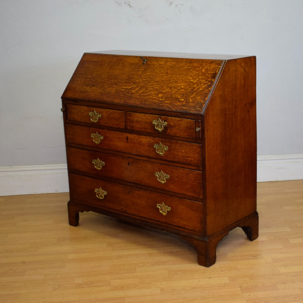 Georgian Period Oak Bureau