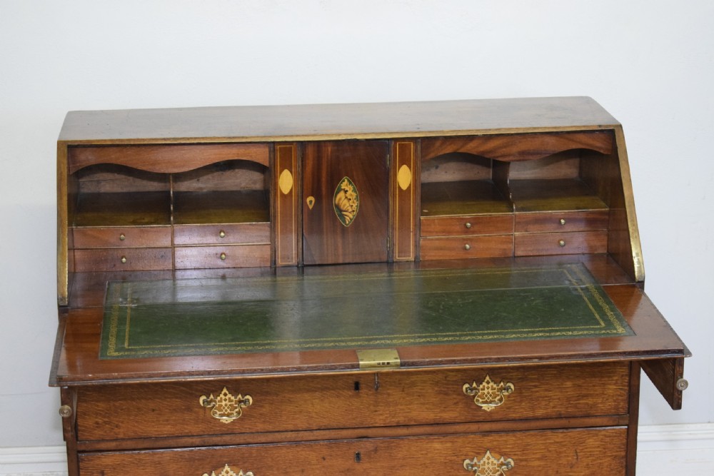 Georgian Period Oak Bureau View VII