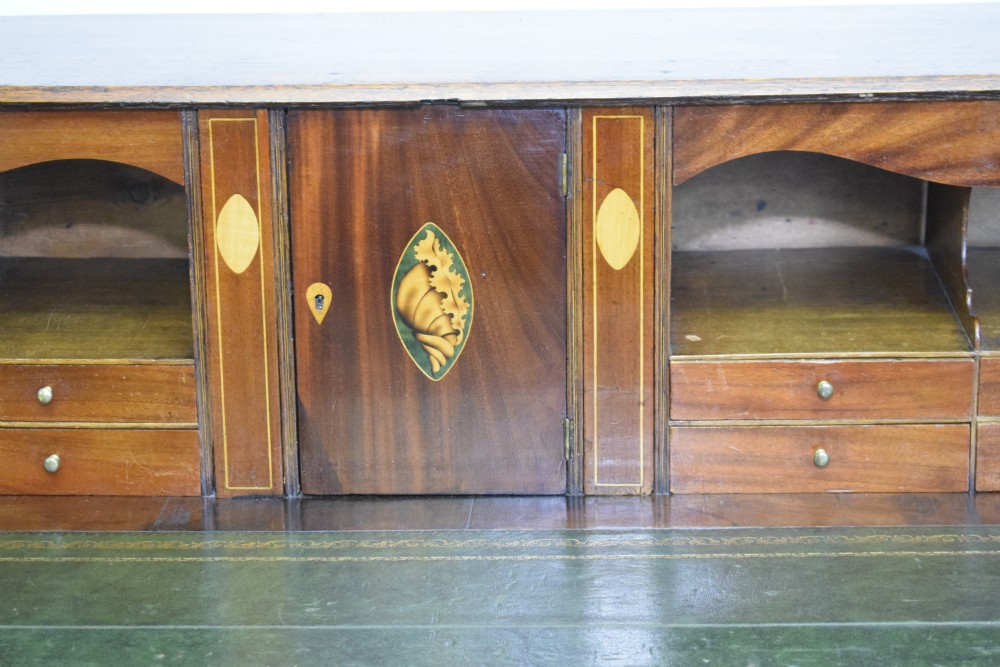 Georgian Period Oak Bureau View VIII