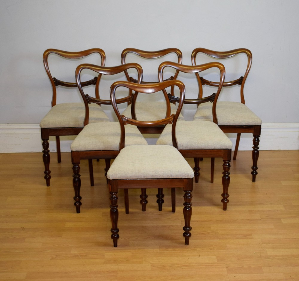 Set of 6 Rosewood Regency Dinning Chairs View III