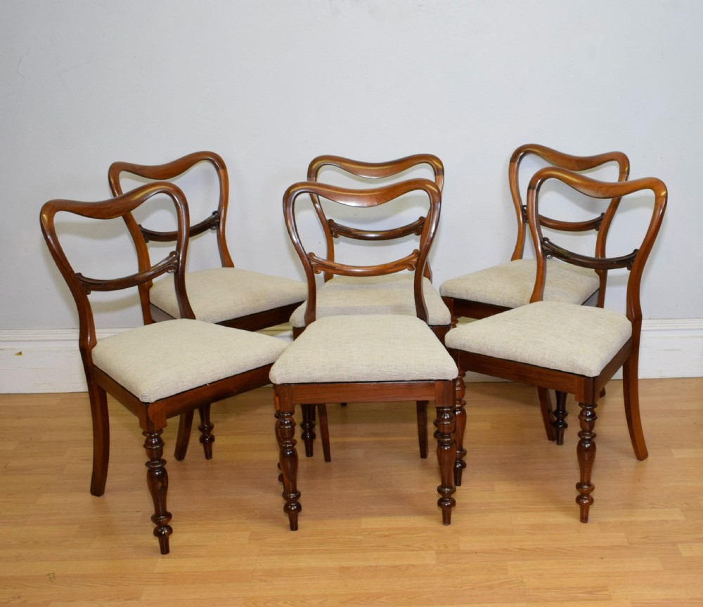 Set of 6 Rosewood Regency Dinning Chairs View VIII