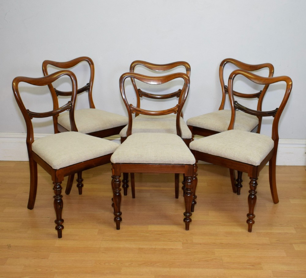 Set of 6 Rosewood Regency Dinning Chairs View IX