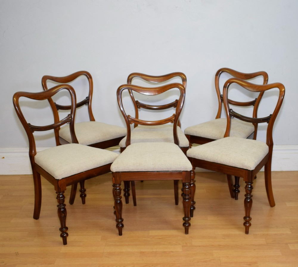 Set of 6 Rosewood Regency Dinning Chairs View XI