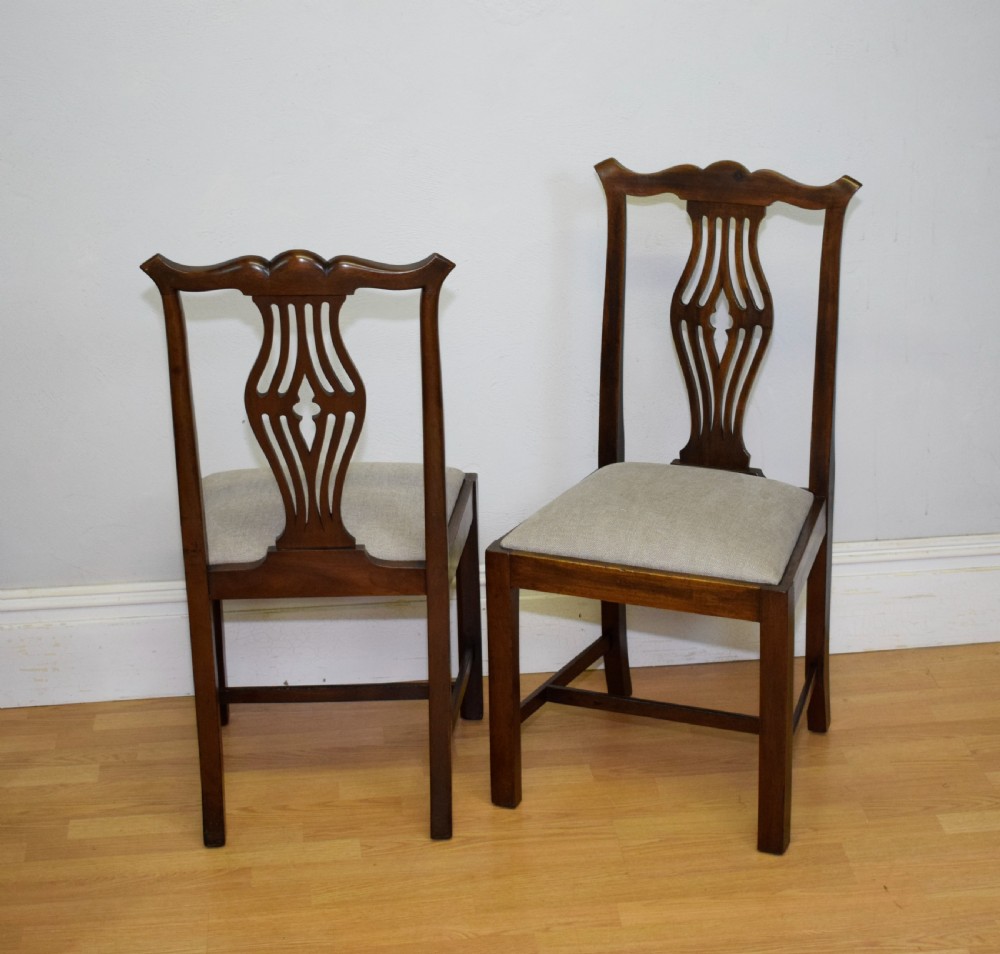 Antique Set Of 4 Georgian Style Dining Chairs View IV