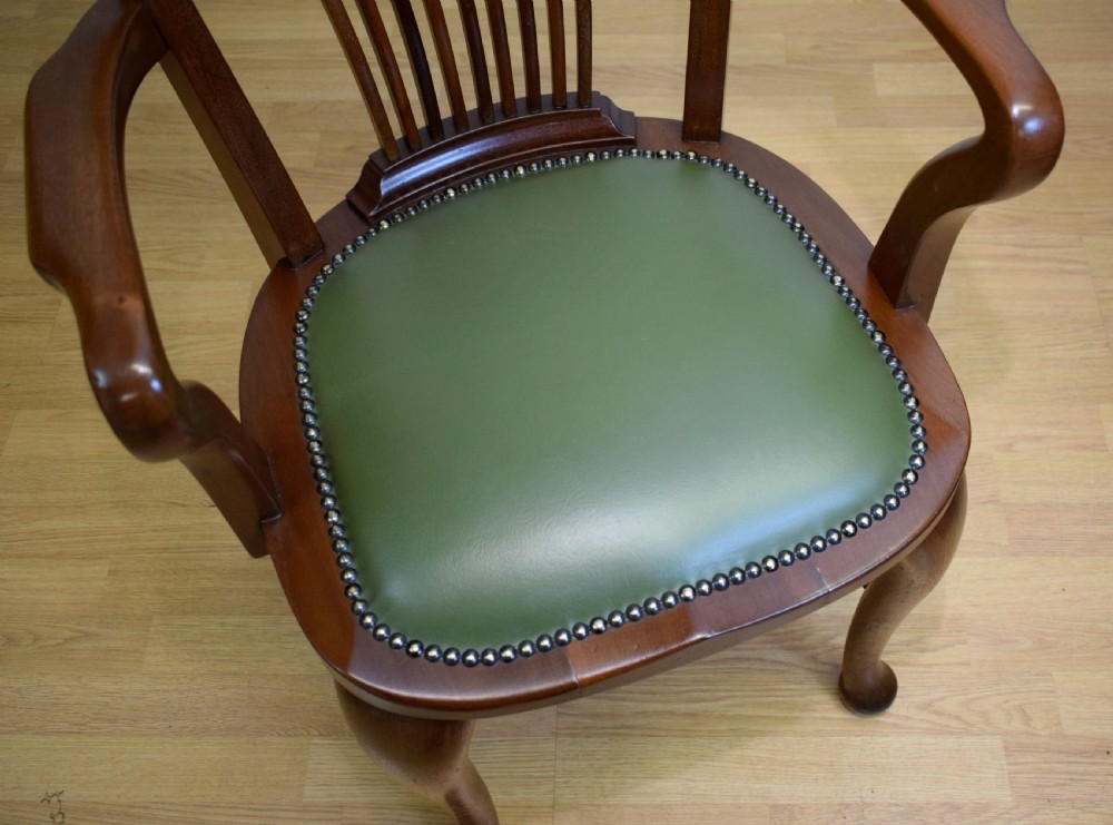 Antique Edwardian Desk Chair View XI