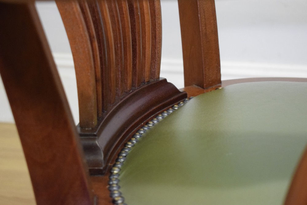 Antique Edwardian Desk Chair View XIV