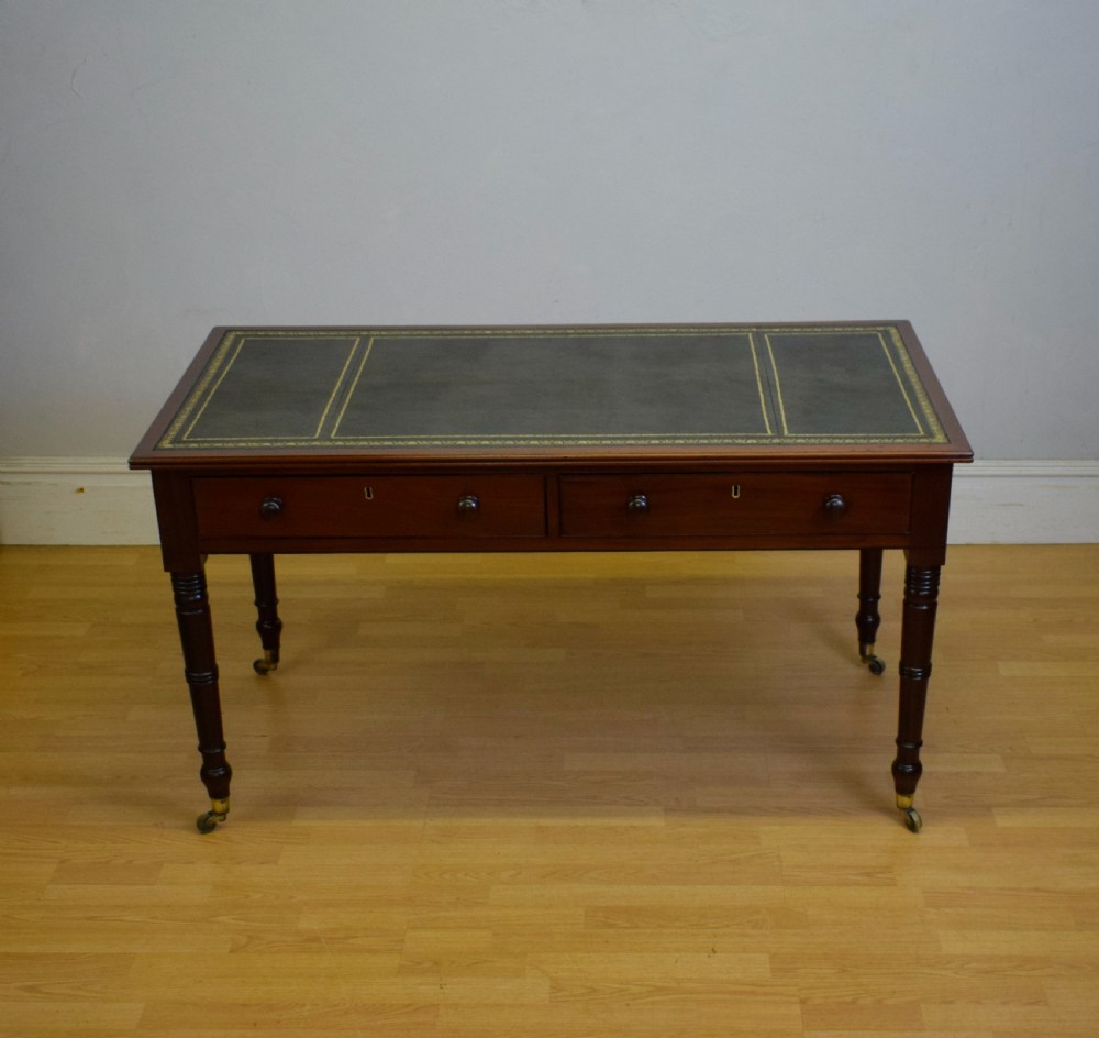 Antique Regency Partners Desk View II
