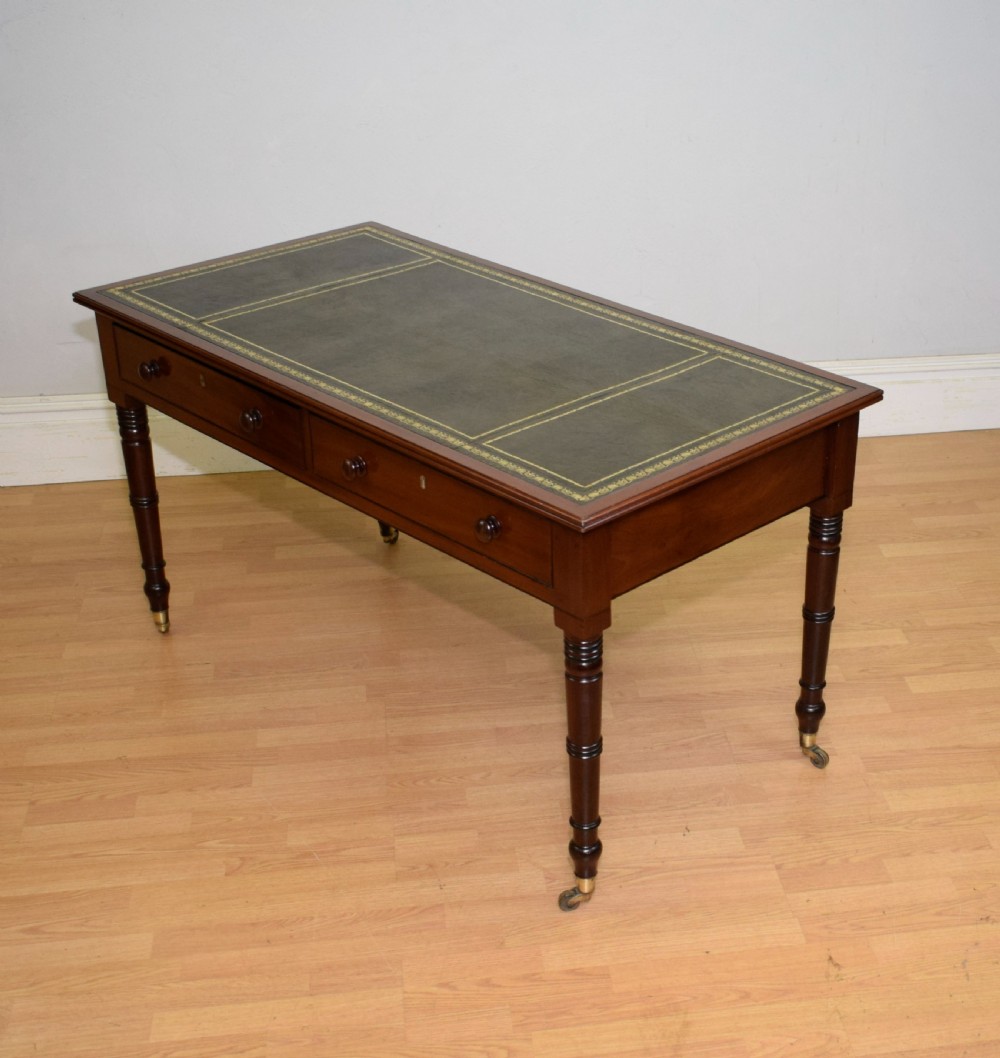 Antique Regency Partners Desk View IV