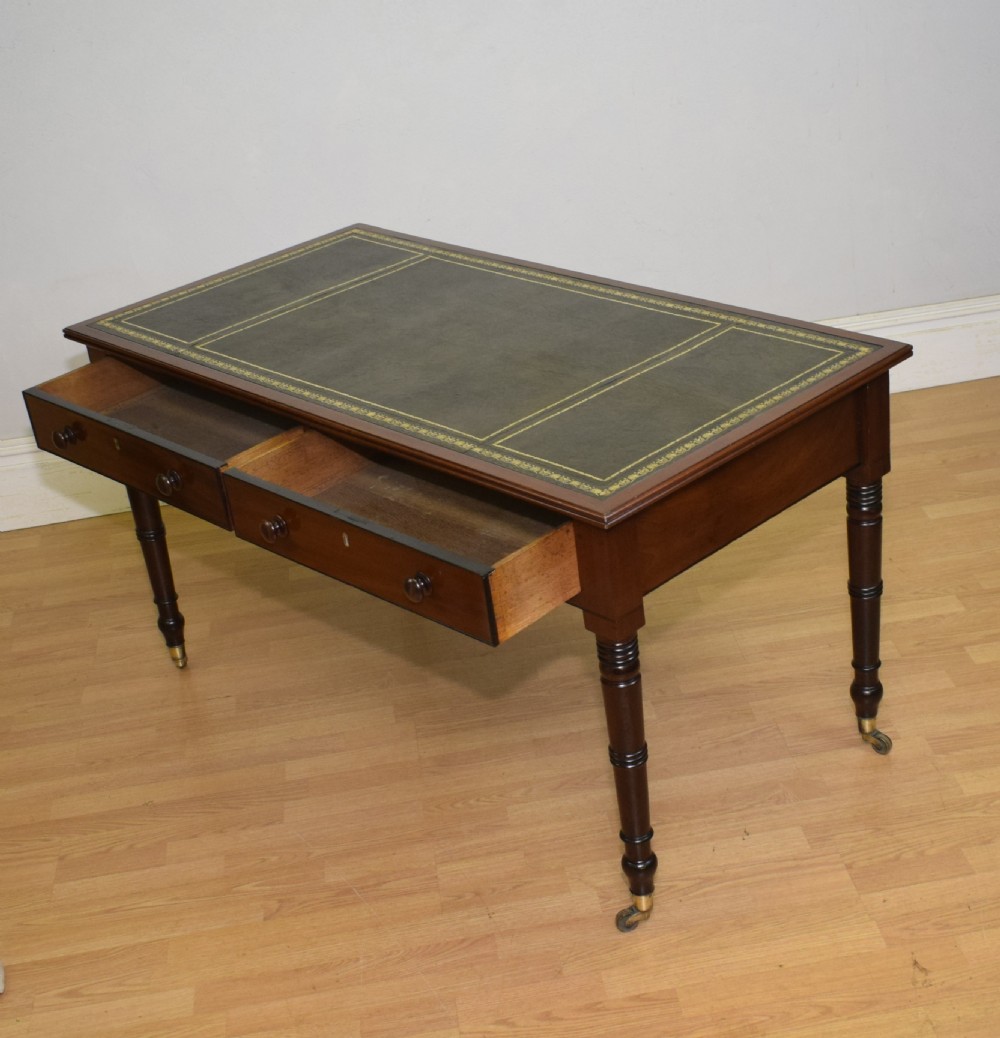 Antique Regency Partners Desk View V