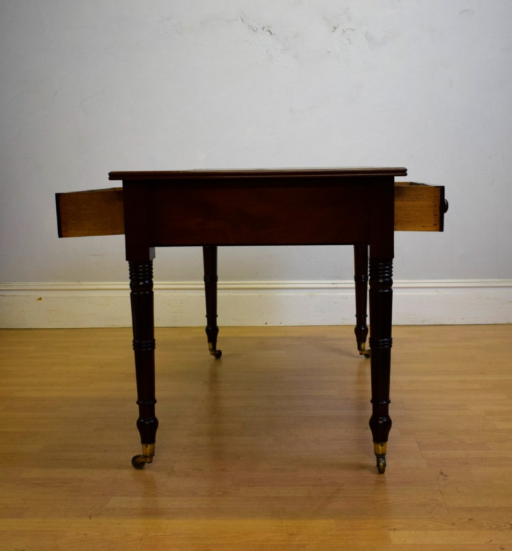 Antique Regency Partners Desk View X