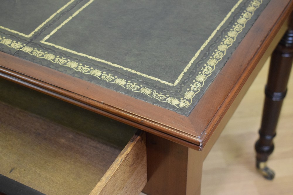 Antique Regency Partners Desk View XI