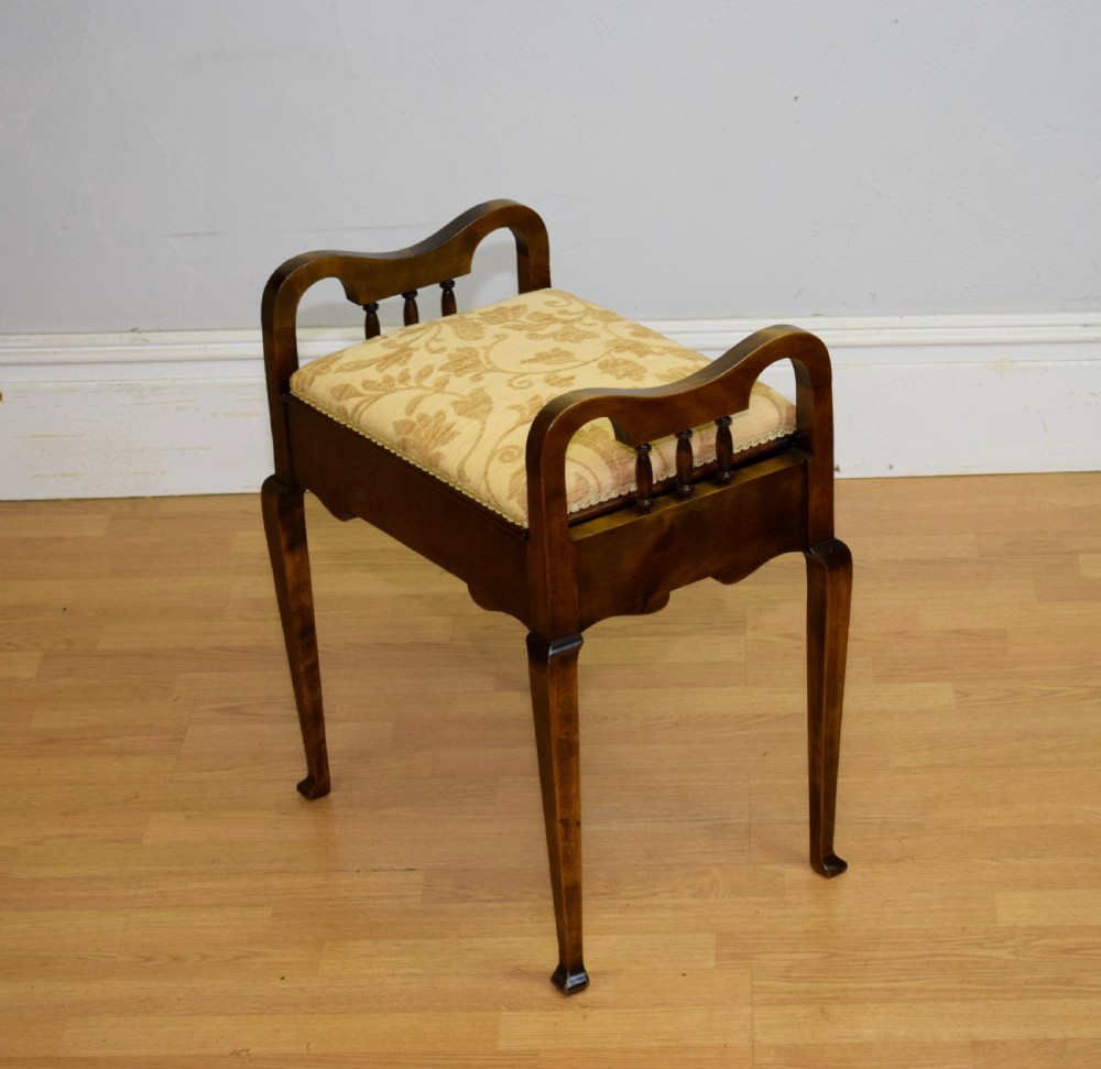 Edwardian Piano Stool View VI