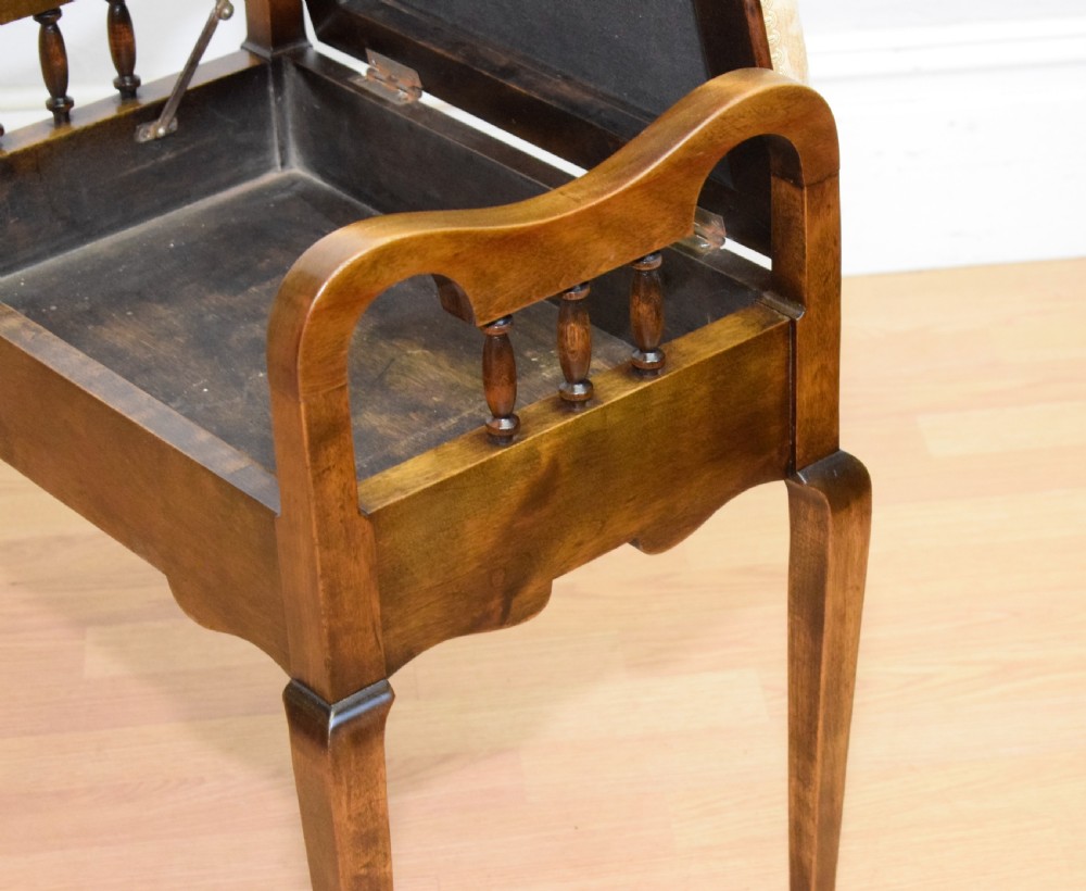 Edwardian Piano Stool View IX