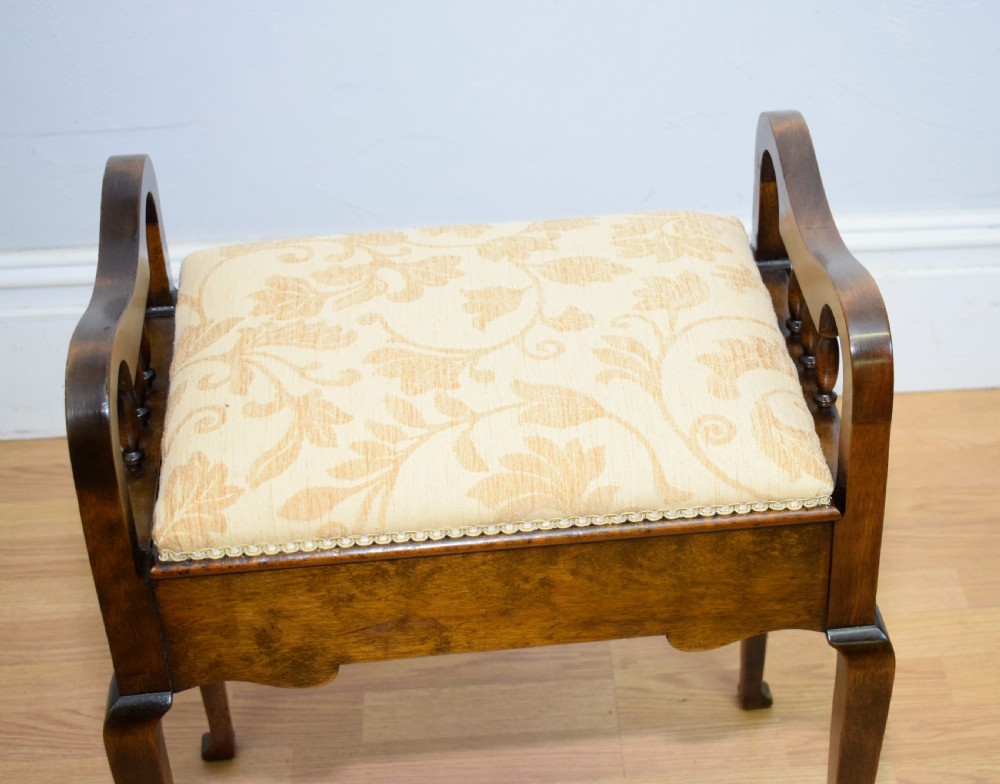 Edwardian Piano Stool View XII