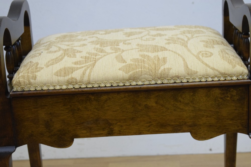 Edwardian Piano Stool View XV