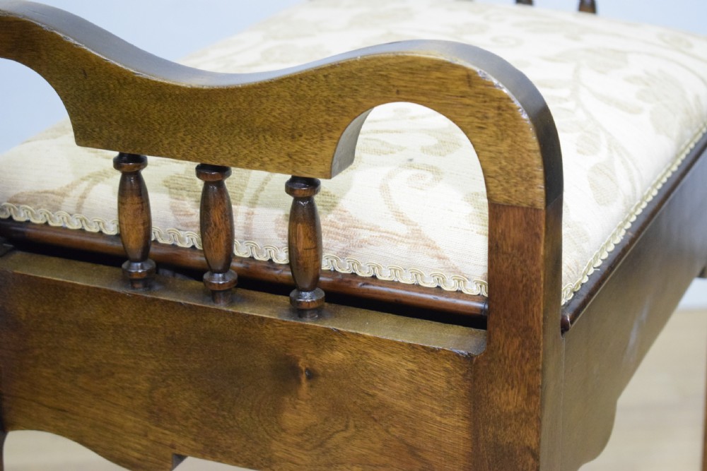 Edwardian Piano Stool View XVI