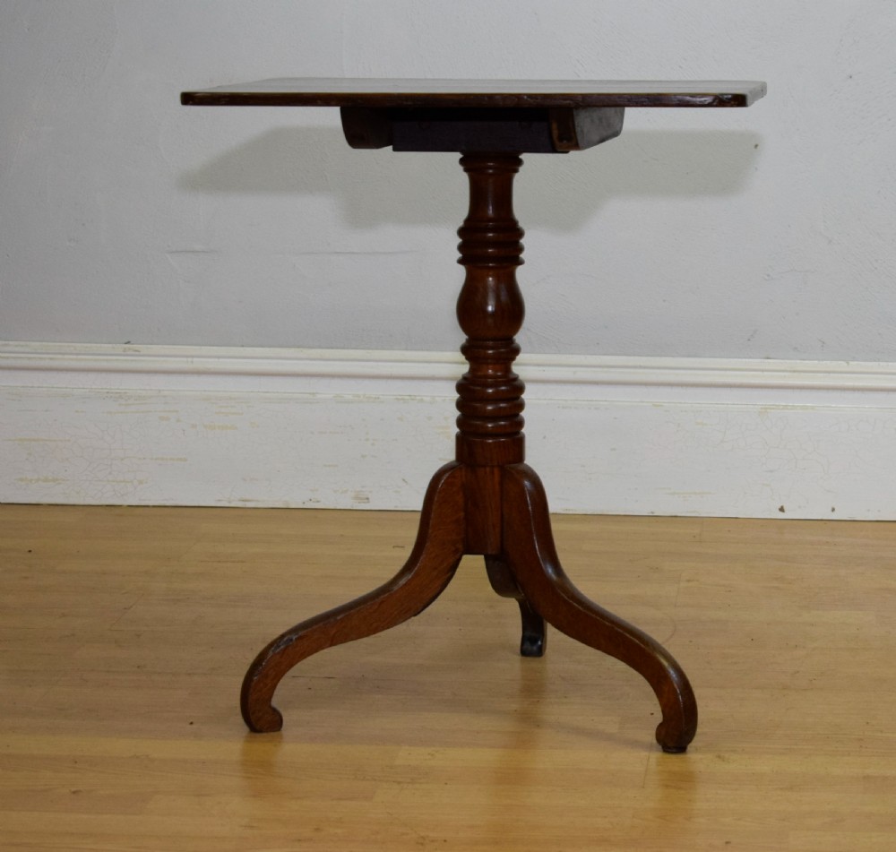 Georgian Period Oak Tripod Table View III