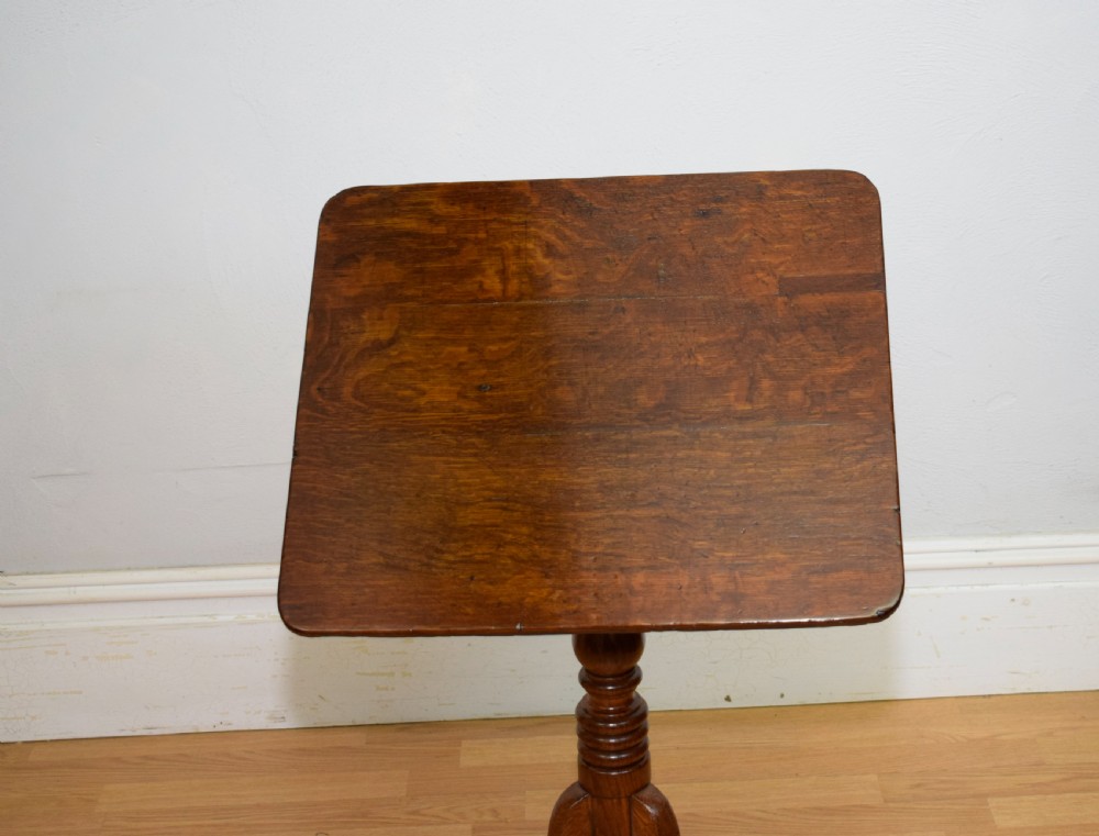 Georgian Period Oak Tripod Table View XVII