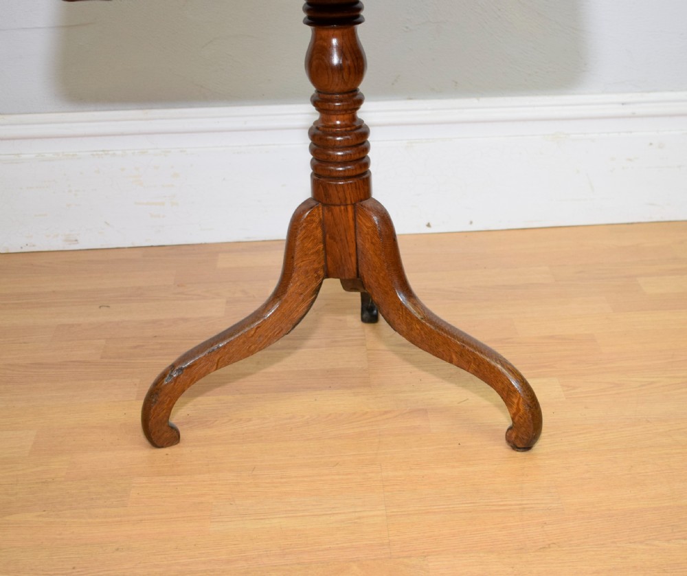 Georgian Period Oak Tripod Table View XVIII