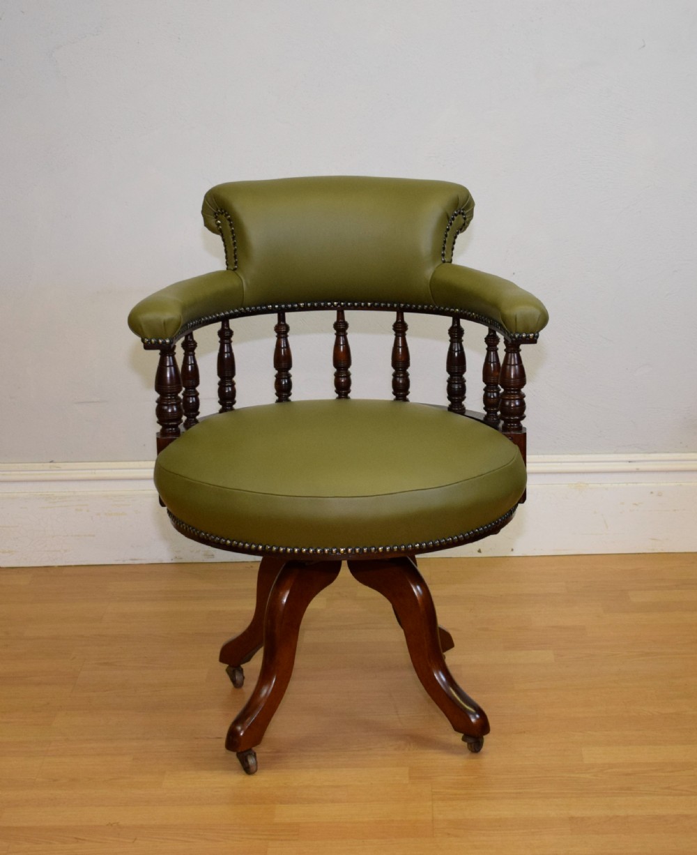 Antique Victorian Office Swivel Chair View IV