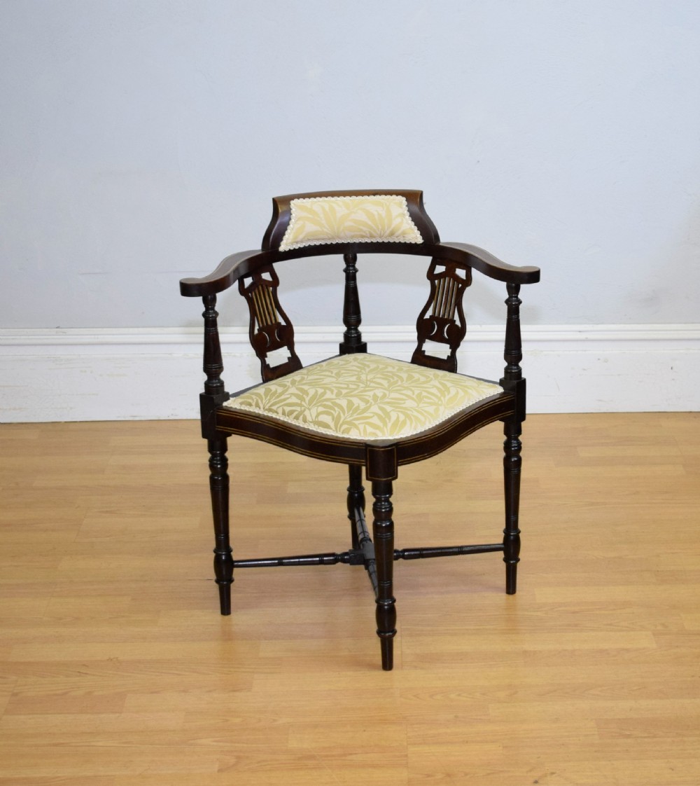Antique Victorian Corner Chair
